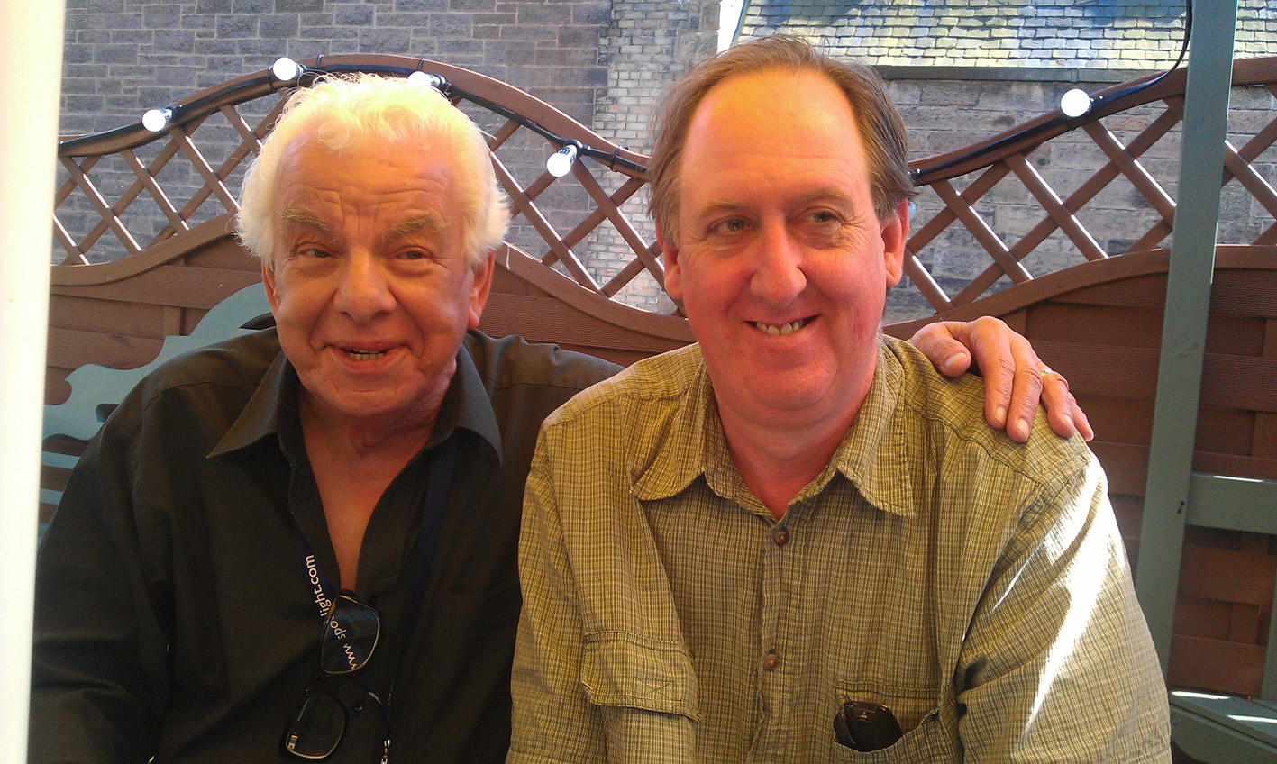 “The Lad Himself” Playing a dead clown in Edinburgh 2012 but I got to meet Barry Cryer!